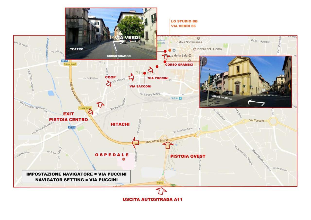 Lo Studio B&B ปิสโตยา ภายนอก รูปภาพ